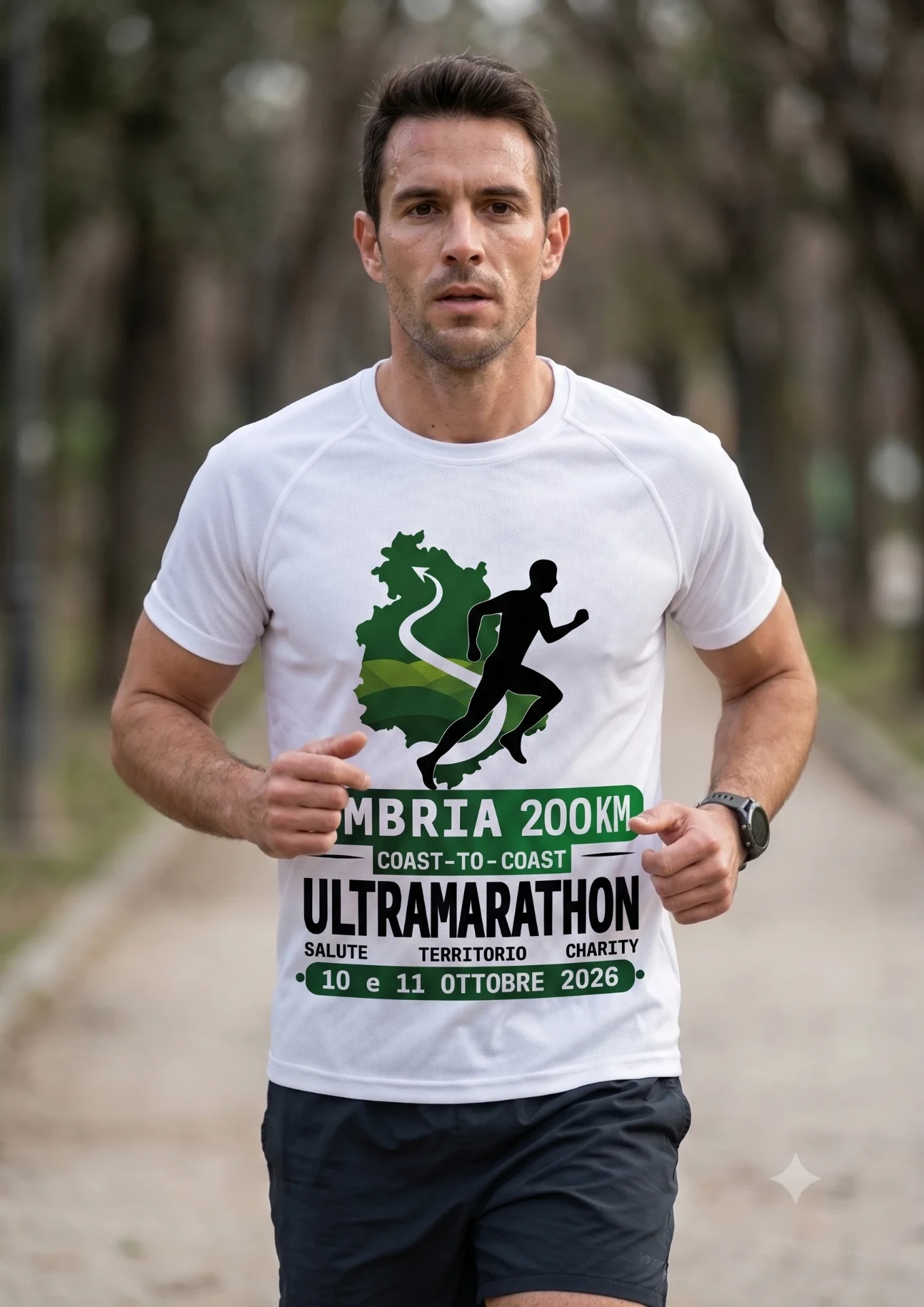 T-shirt running Uomo